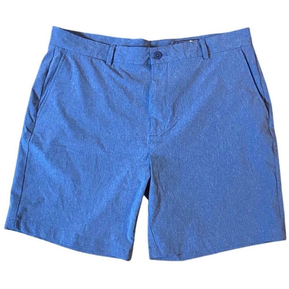 Vineyard Vines Performance Breaker Short Mens Sz 38 Blue Chino Walking Stretch